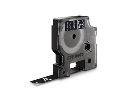 DYMO Tape Durable D1 12mm vit på svart - Lyreco - Kontorsmaskiner - Märkmaskiner och tape - Tape - Dymo D1