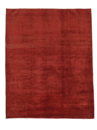 Handgeknüpft Gabbeh Persisch Fine 214X269 Wollteppich Dunkelrot