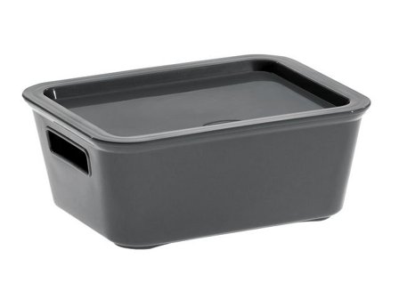 CEP Plastlåda Bella plast 1,18L grå - Lyreco - Kontorsmaterial - Arkivering och kontorsförvaring - Förvaringslådor