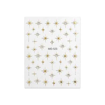 Tähti timantti kynsitarra kynsitaidekoristelu 3D-tarra kynsiliima kynsikorut kynsitaidetarvikkeet