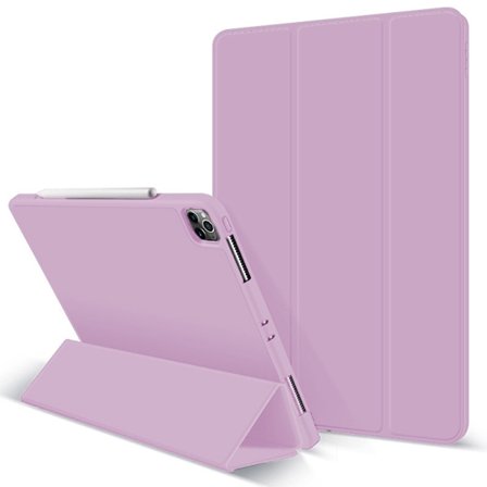 Stilrent fodral för iPad 10 /11 A16 ljuslila magnetiskt tri-fold läder