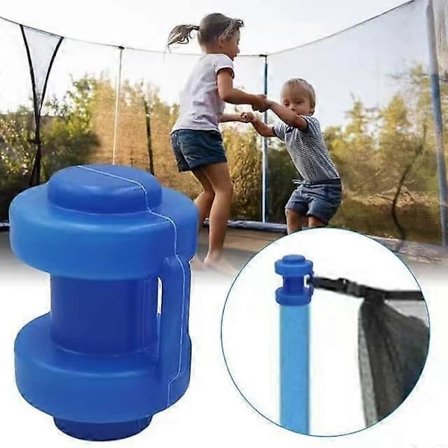 Trampolinstolpar Skyddsnät Ändstycken Trampoliner Reservdelar Kåpa Blå, 10st 7x2.5cm