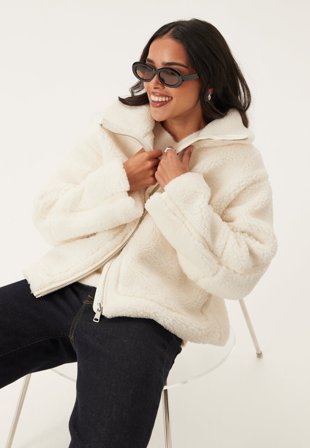 ONLY-Onlaspen Life Teddy Jacket-XL