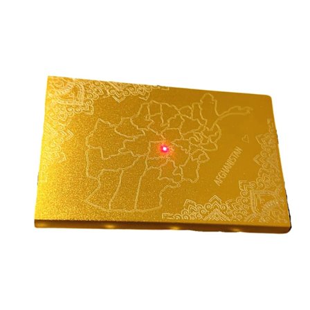 Afghanistan kort gavekortholder til kreditkort og visitkort anti-skimming