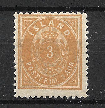 Island 1896 - AFA 12B - Postfrisk