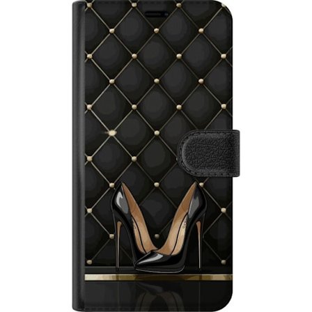 Kompatibel Tegnebogsetui til Nothing Phone (2) Sorte højhælede sko i elegant stil