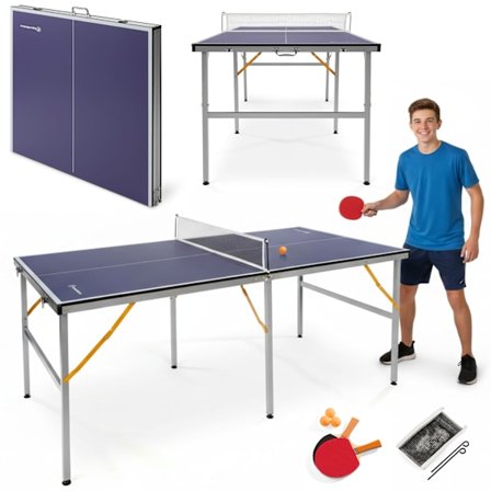 Kokoontaitettava pöytätennispöytä HyperMotion sisäkäyttöön