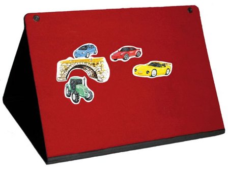 Flanellograftavla portabel - Lyreco - Skola och förskola - Lekmaterial - Flanellograf