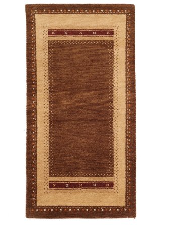 Gabbeh Indiaas Fine Vloerkleed Modern Bruin/Donkerrood (Wol, India)