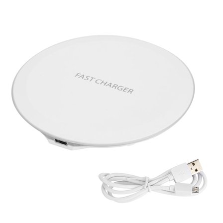 Nopea langaton latausalusta ≥80 %:n muuntokertoimella Älykäs säätö Qi-latausalusta - Valkoinen