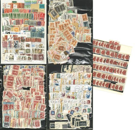 Norge - Dublet samling i 2 ringbind - Stemplet