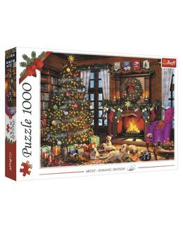 Pussel Julen kommer 1000 bitar - Trefl