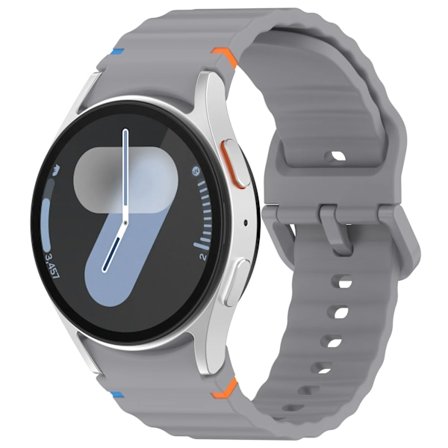 Officiellt silikonarmband för Samsung Galaxy Watch 7/FE/6/5/4 44mm 40mm 5 Pro Vågarmband för Watch 6 4 Classic 46mm 42mm Band