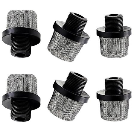 6 stk. 288716 3/4IN Filter Innløpssugefilter for Airless Sprøyte for ProX7 ProX17 ProX9 ProX19 Air