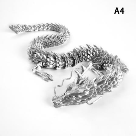 3D-trykt artikulert Dragon Fish Tank Landscape Long Flexi A4