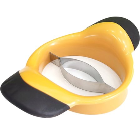 Mango Maestro, Mangokutter i rustfritt stål med sklisikre håndtak, Verktøy for å fjerne stein for rask hermetisering