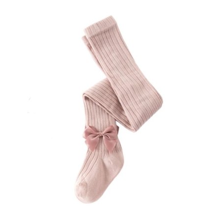 Baby Girl Strumpbyxor Bowknot Tights ROSA XL