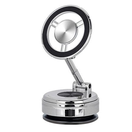 Bilholder, magnetisk holder, vakuumholder, navigasjonsholder (sølv)