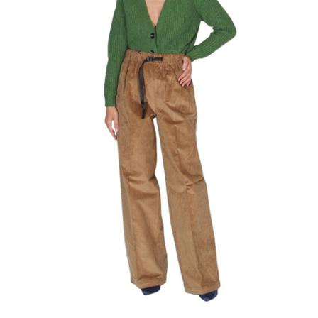 White Sand, Wide Trousers Bruin, Dames, Maat:S