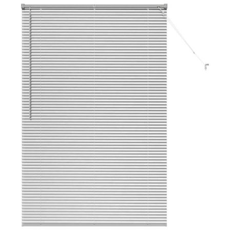 Venezianergardiner i aluminium - vidaXL - Silver - 115x175 cm - Matt finish - Manuell drift