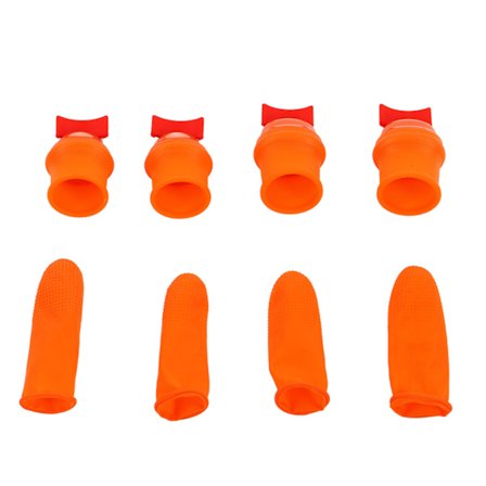 Ruostumattomasta teräksestä valmistettu silikoninen peukaloveitsi, litteä terä paprikoiden ja papujen kuorimiseen