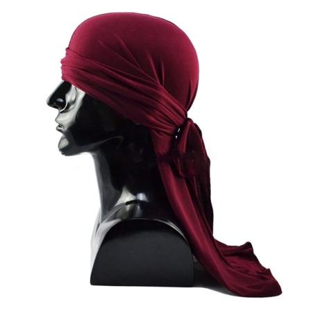 Hodeskjerf Tåhette Long Tail Hat VINRØD wine red