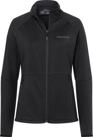 Marmot Women's Leconte Fleece Jacket Women long-sleeved training tops Black XL