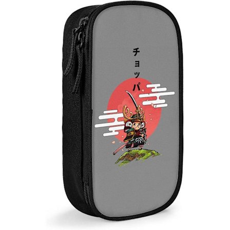 Anime Chopper One Piece -penaali, 3D-mukautettu painatus, suuri kapasiteetti, kaksoisvetoketjullinen penaali toimistoon, kouluun, matkustamiseen - 