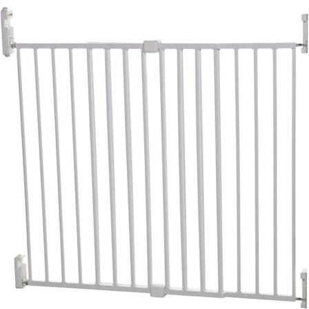 DREAMBABY Säkerhetsbarriär Extra stor BROADWAY Gro Gate - Skall skruvas - L 76/134,5 x H 76 cm - Vit Vit