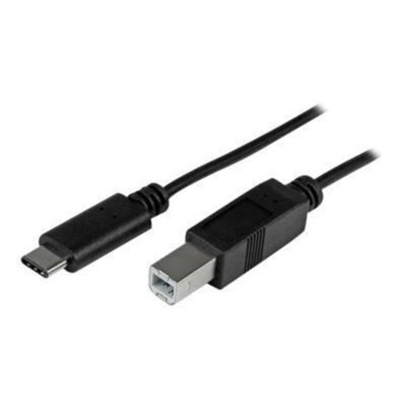 STARTECH USB 2.0 USB-C - USB-B -kaapeli 1 m - USB C - B -johto - uros / uros - musta