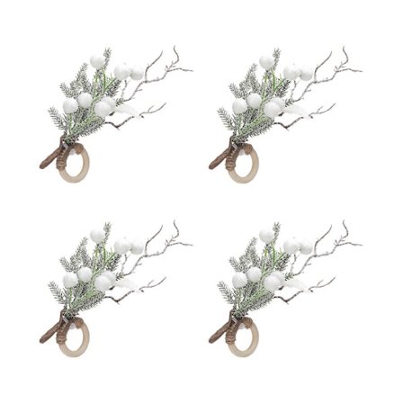 Nytt juleserviettspenne lønneblad gresskar serviettring-6696-T