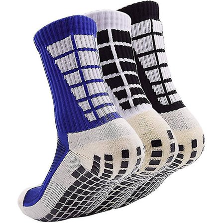 3 par skridsikre hospitalsstrømper, skridsikre hjemmesko-strømper til hospitaler