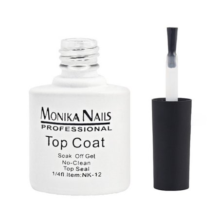 15ml No Wipe Top Coat UV Gel Polish Långvarig Glansig Finish