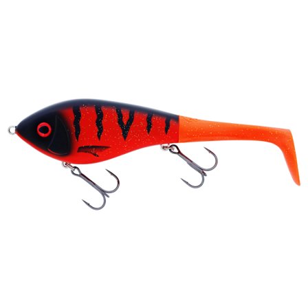 Westin Swim Tail 12cm, 62g Suspending - Fire