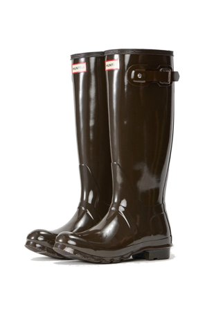 Original Tall Gloss Boot chocolate/brown 37