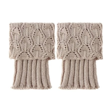 1 Par Beinvarmere Støvlesokker BEIGE