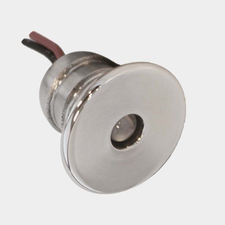 Spotlight Casolux Mille Courtesy Light, eingebaut, Edelstahl, LED, 10 - 30 V, 0.2 W, mit weißem Licht - Boot