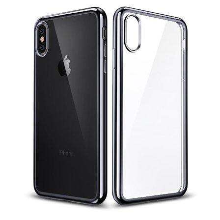 Electroplated Skal av mjuk Silikon till iPhone XS Max
