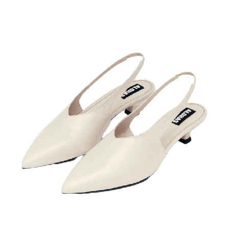 Alohas Eros Cream Leather Pumps Skor Dam Beige 40