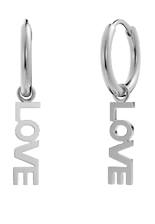 Edblad Love Hoops Steel Smycken & klockor Dam Grå ONESIZE