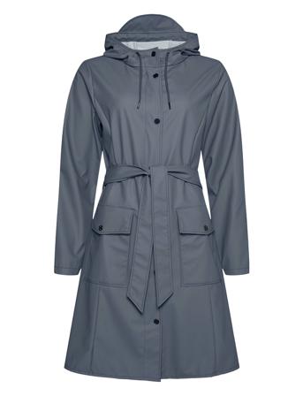 Curve Jacket Outerwear Rainwear Rain Coats Blå Rains