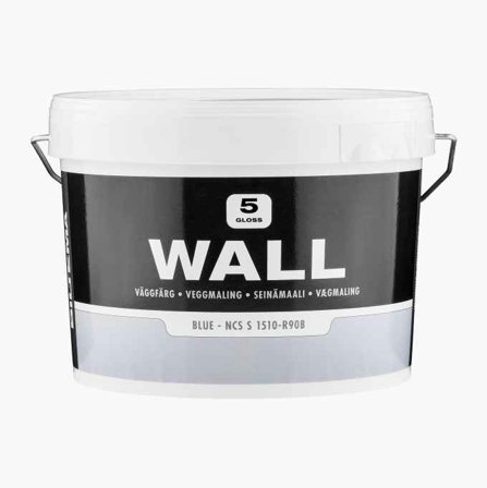 Väggfärg WALL blå 3 liter - Biltema