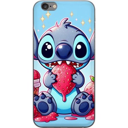 Yhteensopiva Puhelinkuori Apple iPhone 6s Plus Stitch mansikka