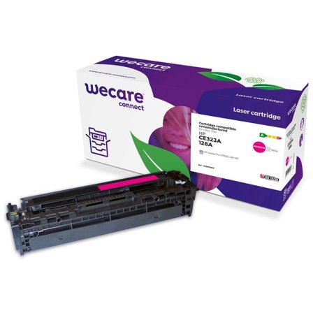 WECARE Toner HP CE323A 1,3K magenta - Lyreco - Toner och bläck - Tonerkassetter - Toner WeCare