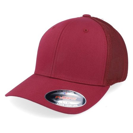 Flexfit - Röd flexfit Keps - Cranberry Trucker Flexfit @ Hatstore