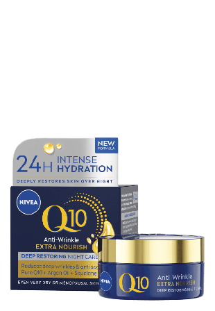 NIVEA Nattkräm Q10 Extra Nourish Night Cream Nattcreme Dam 50 ML