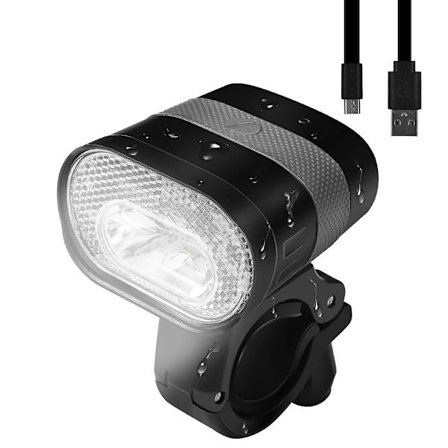 LED Cykel Forlygte USB Genopladelig Vandtæt Forlygte 3200mAh Cykelforlygte