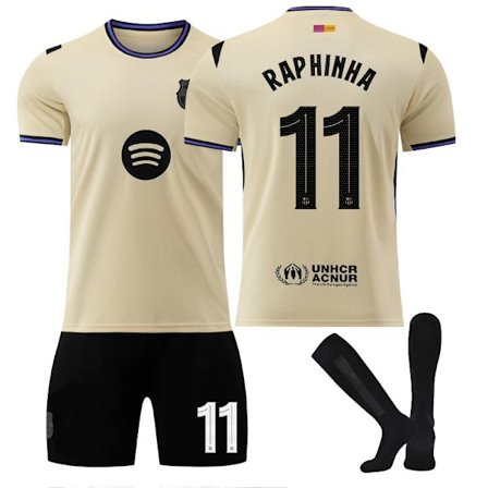 2526 Barcelonan vieras UEFA Champions League -jalkapallopaita nro 11 Raphinha