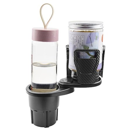 Bil Dual Kopholder Justerbar Kop Stand Solbriller Telefon Bil Organizer Drikkeflaske Holder Bracket Bil Styling Tilbehør|drikkeholdere|