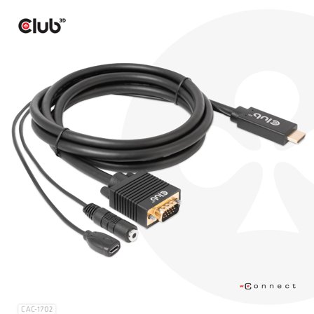 Club 3D Hdmi To Vga Cable M/M